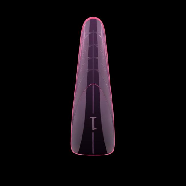 Многоразовые верхние френч-формы French plastic form system, форма: современный миндаль (150 шт/уп)